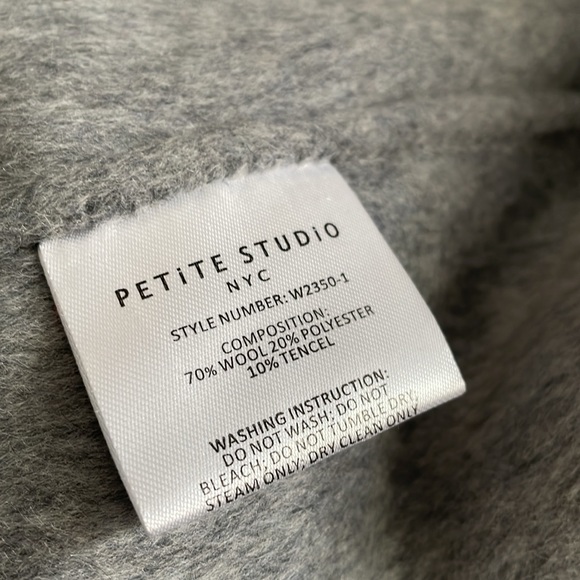 Petite Studio Newton Oversized Wool Jacket - Picture 8 of 8